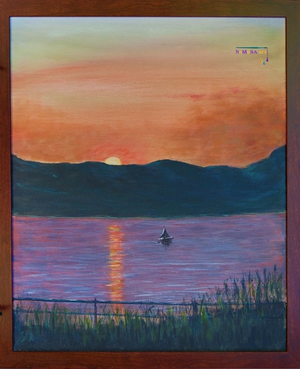 Bear Lake Sunrise by artisit Gunter Radinger