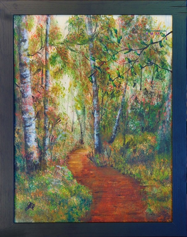 The Path is a painting by Artist Gunter Radinger