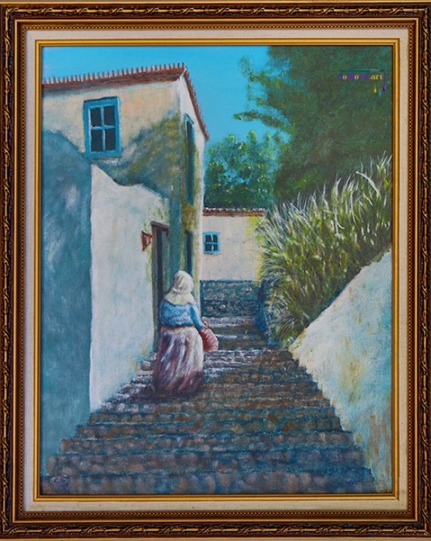 Santorini by NoMoSA artist Gunter Radinger