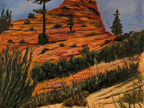 Zions High - painting by Gunter