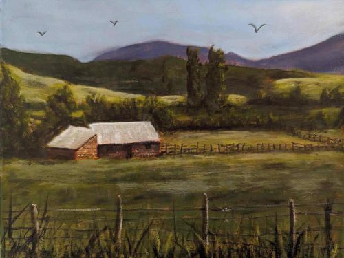 Farmland - painting by Gunter